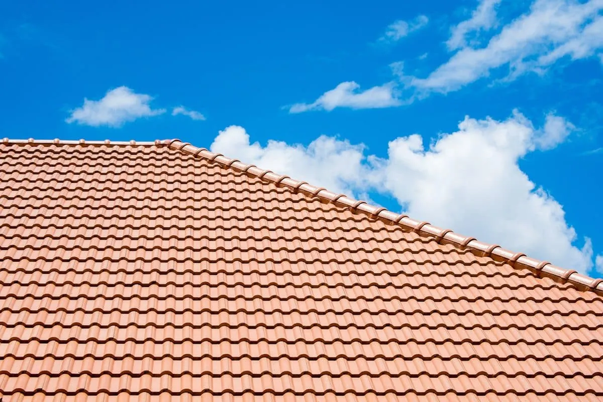 Concrete tile roofing